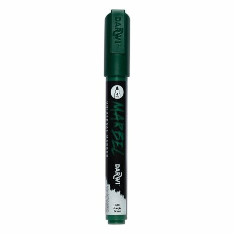 Darwi MARBEL Marker Jungle Green 4 mm, opaque acrylic marker with round tip