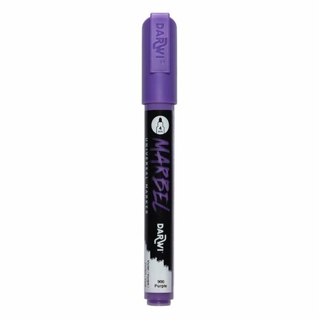 Darwi MARBEL Marker Violet 4 mm, opaque acrylic marker with round tip
