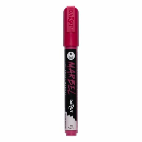 Darwi MARBEL Marker Magenta 4 mm, opaque acrylic marker with round tip