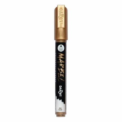 Darwi MARBEL Marker Gold 4 mm, opaque acrylic marker with round tip
