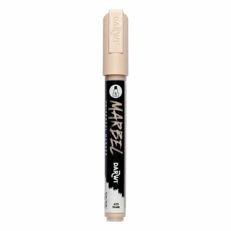 Darwi MARBEL Marker Flesh Tone 6 mm, opaque acrylic marker with chisel tip