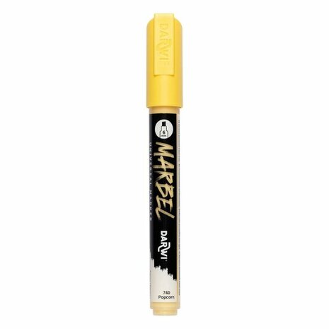 Darwi MARBEL Marker Popcorn 6 mm, opaque acrylic marker with chisel tip
