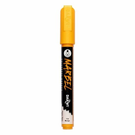 Darwi MARBEL Marker Mango 6 mm, opaque acrylic marker with chisel tip