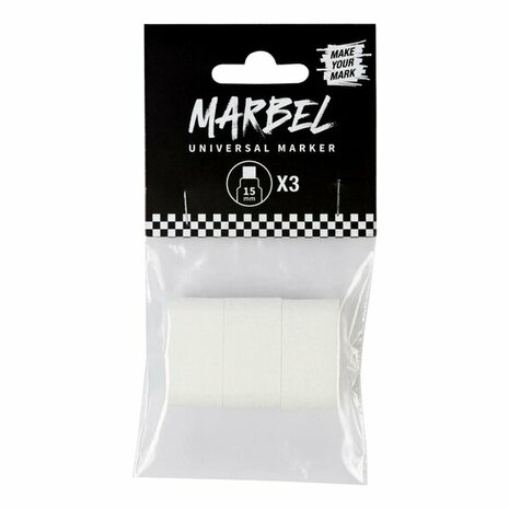 Darwi MARBEL replacement nibs 15 mm pack of 3