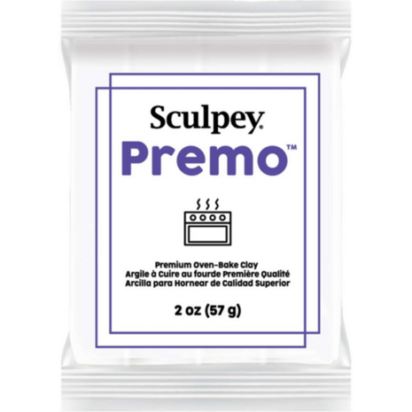 Sculpey Premo White 57 g &ndash; productfoto