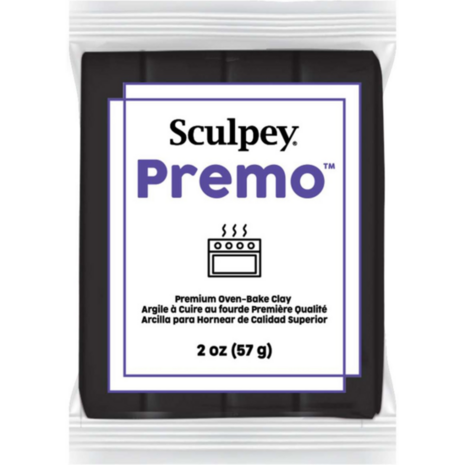 Sculpey Premo Black 57 g &ndash; productfoto