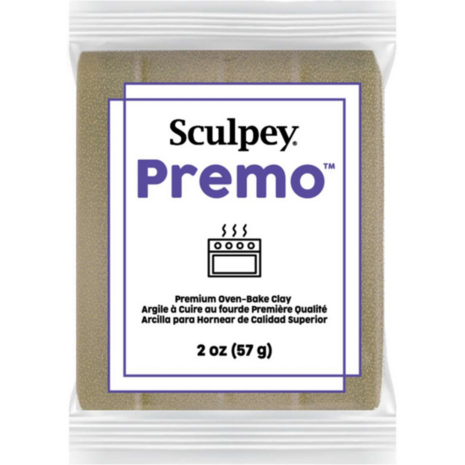 Sculpey Premo Yellow Gold Glitter 57 g &ndash; productfoto