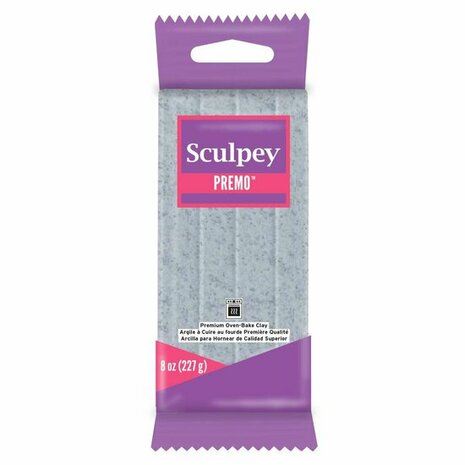 Sculpey Premo Gray Granite 227 g &ndash; productfoto