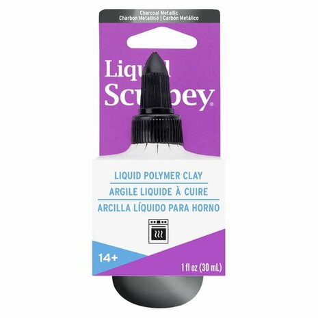 Liquid Sculpey Charcoal Metallic 29 ml &ndash; productfoto