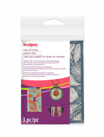 Sculpey Silk Screens - Nature &ndash; productfoto