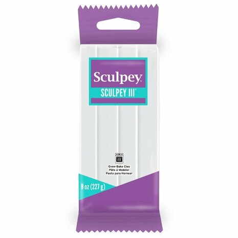 Sculpey III White 227 g &ndash; productfoto