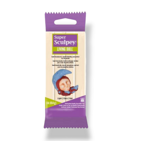 Super Sculpey Living Doll Light 454 g &ndash; productfoto