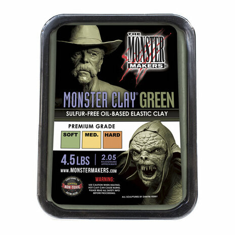Monster Clay Green Medium 2,05 kg &ndash; productfoto
