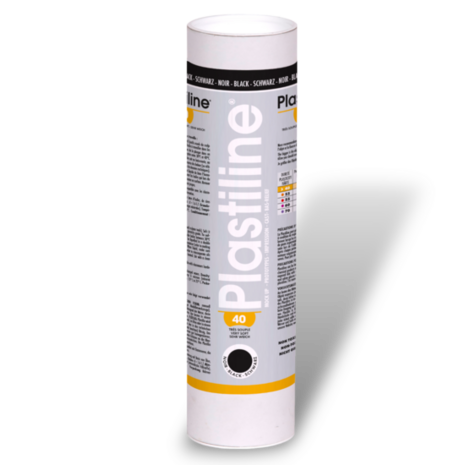 Plastiline Black 1 kg &ndash; productfoto