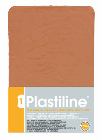 Plastiline Red 750 g &ndash; productfoto