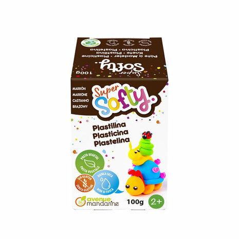 Super Softy Box 100 g Brown &ndash; productfoto