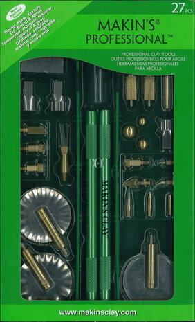 Makin's Professional Clay Tools &ndash; modelleergereedschap