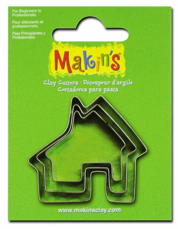 Makin's RVS-uitstekers House 3 PC Set &ndash; rvs-uitstekers 3-delig