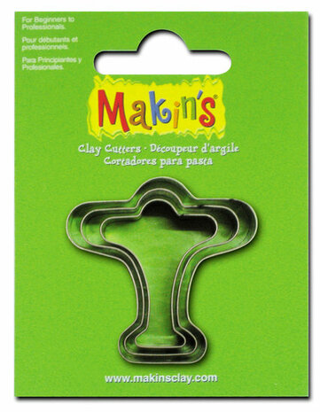 Makin's RVS-uitstekers Airplane 3 PC Set &ndash; rvs-uitstekers 3-delig