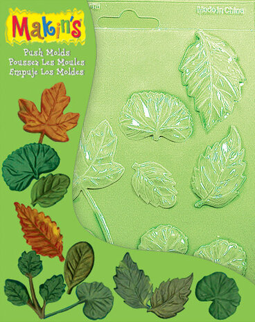 Makin's Push Mold Leaves &ndash; kunststof drukmallen