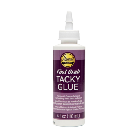 Tacky Glue Fast Grab 118 ml fles hobbylijm
