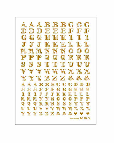 Transfer Seal Alphabet Capital productweergave