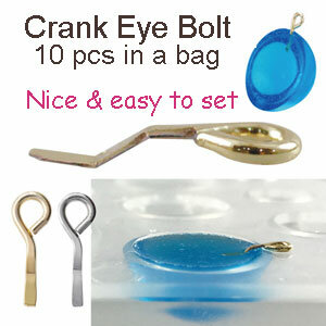 Crank Eye Bolt Silver (10 pcs)