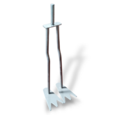 Vogelfüße Metall [25 cm]