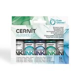 Assortment Alcohol ink, Cold colors