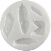Silicone mould feathers