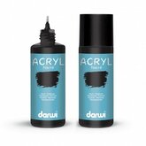 Darwi Acryl Pearlescent Zwart 80 ml