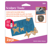 Sculpey Silicone Oven Safe Mold -- Geo Butterfly