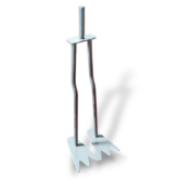 Vogelpoten metaal [25 cm]