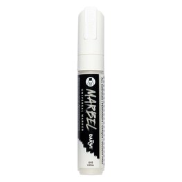 Marbel marker 12mm white [010]