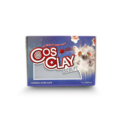 Cosclay Sculpt Gray Medium Firm [Carton 24 pcs]