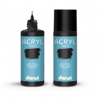 Darwi Acryl Pearlescent [80 ml] BLACK
