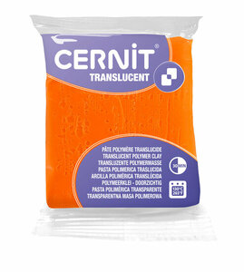 Cernit Translucent Orange 752 – 56 g – ovenhardende polymeerklei